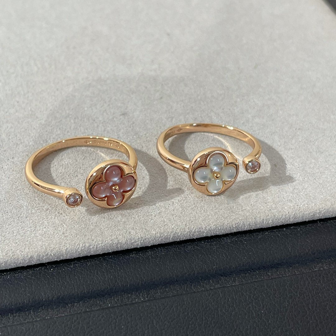 [Raffine]SUN 1 DIAMANT PINK MOP RING