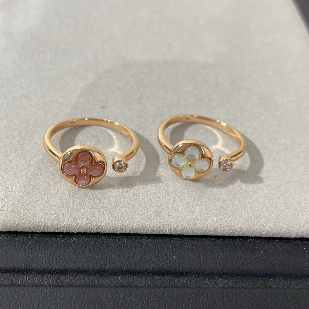 [Raffine]SUN 1 DIAMANT PINK MOP RING