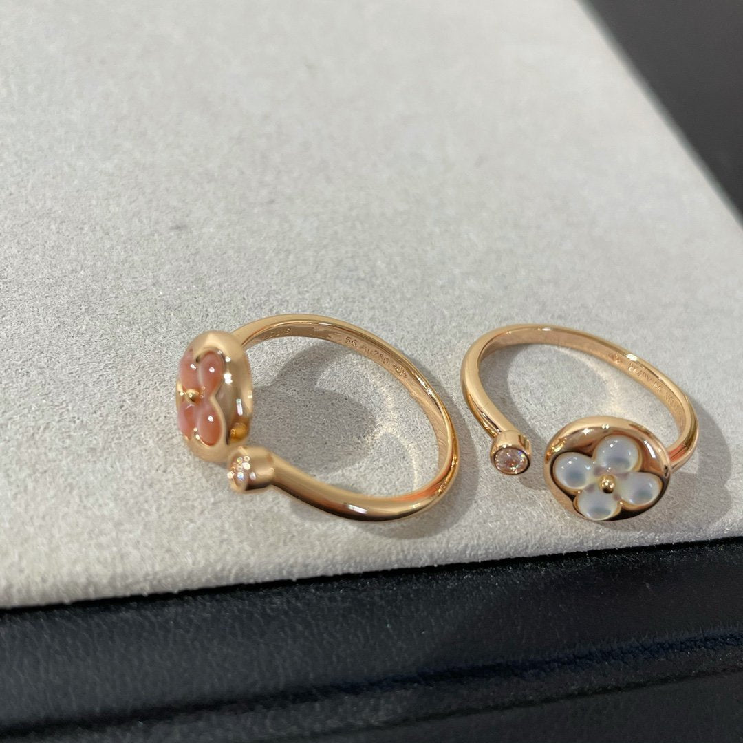 [Raffine]SUN 1 DIAMANT PINK MOP RING