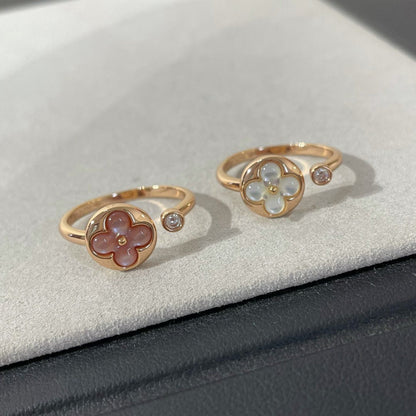 [Raffine]SUN 1 DIAMANT PINK MOP RING