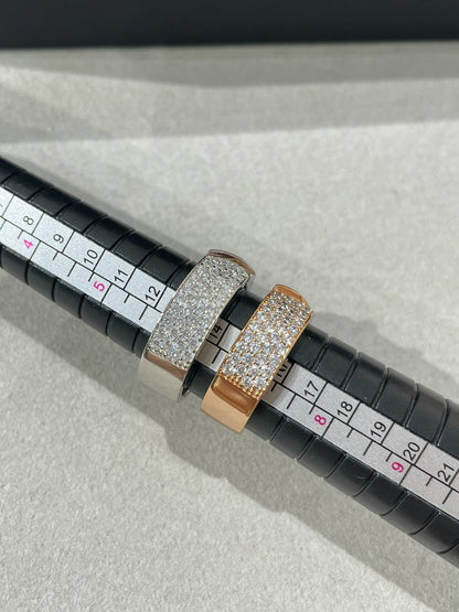 [RAFFINE]LIENS EVIDENCE  DIAMOND PAVED RING