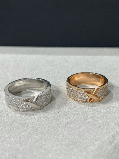 [RAFFINE]LIENS EVIDENCE  DIAMOND PAVED RING