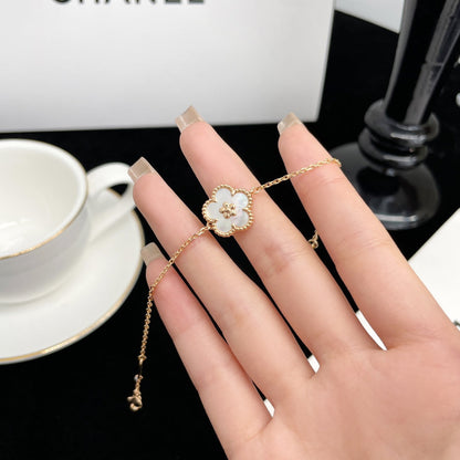 [RAFFINE]LUCKY SPRING ROSE GOLD MOP BRACELET
