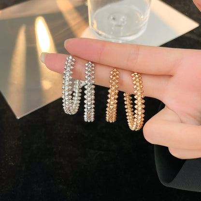 [RAFFINE] PENDIENTES DE ARO CLASH