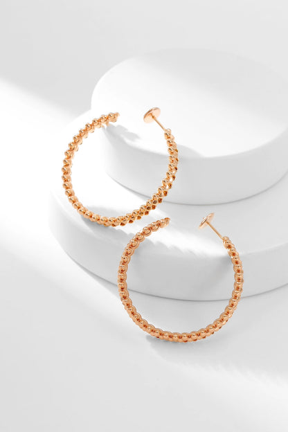 [RAFFINE] PENDIENTES DE ARO CLASH