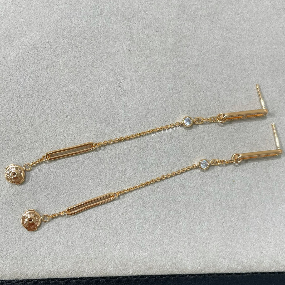 [RAFFINE] PENDIENTES DE DIAMANTES CHAOS