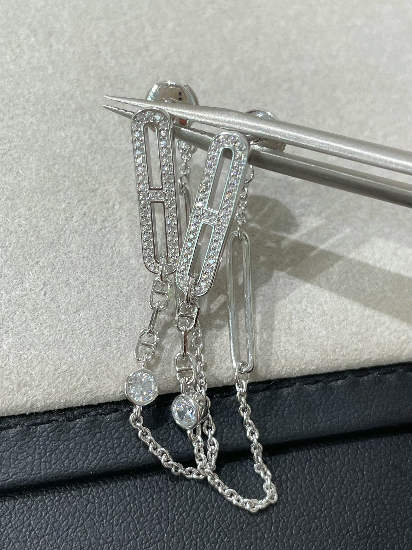 [RAFFINE] PENDIENTES DE DIAMANTES CHAOS