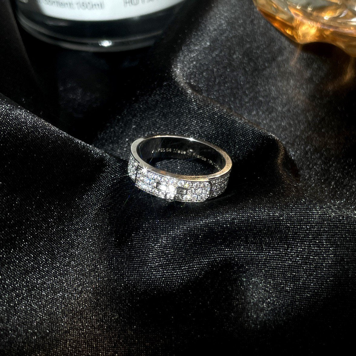 [RAFFINE]KELLY SILVER DIAMOND RING