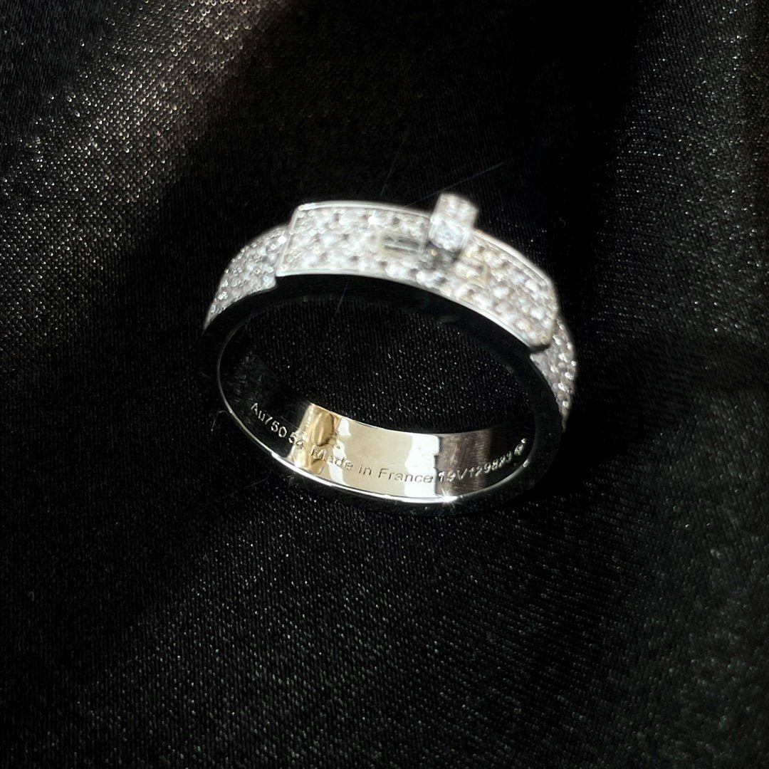 [RAFFINE]KELLY SILVER DIAMOND RING