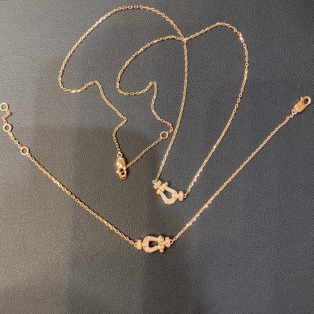 [RAFFINE]FORCE 10 DIAMOND PINK GOLD NECKLACE MINI MODEL