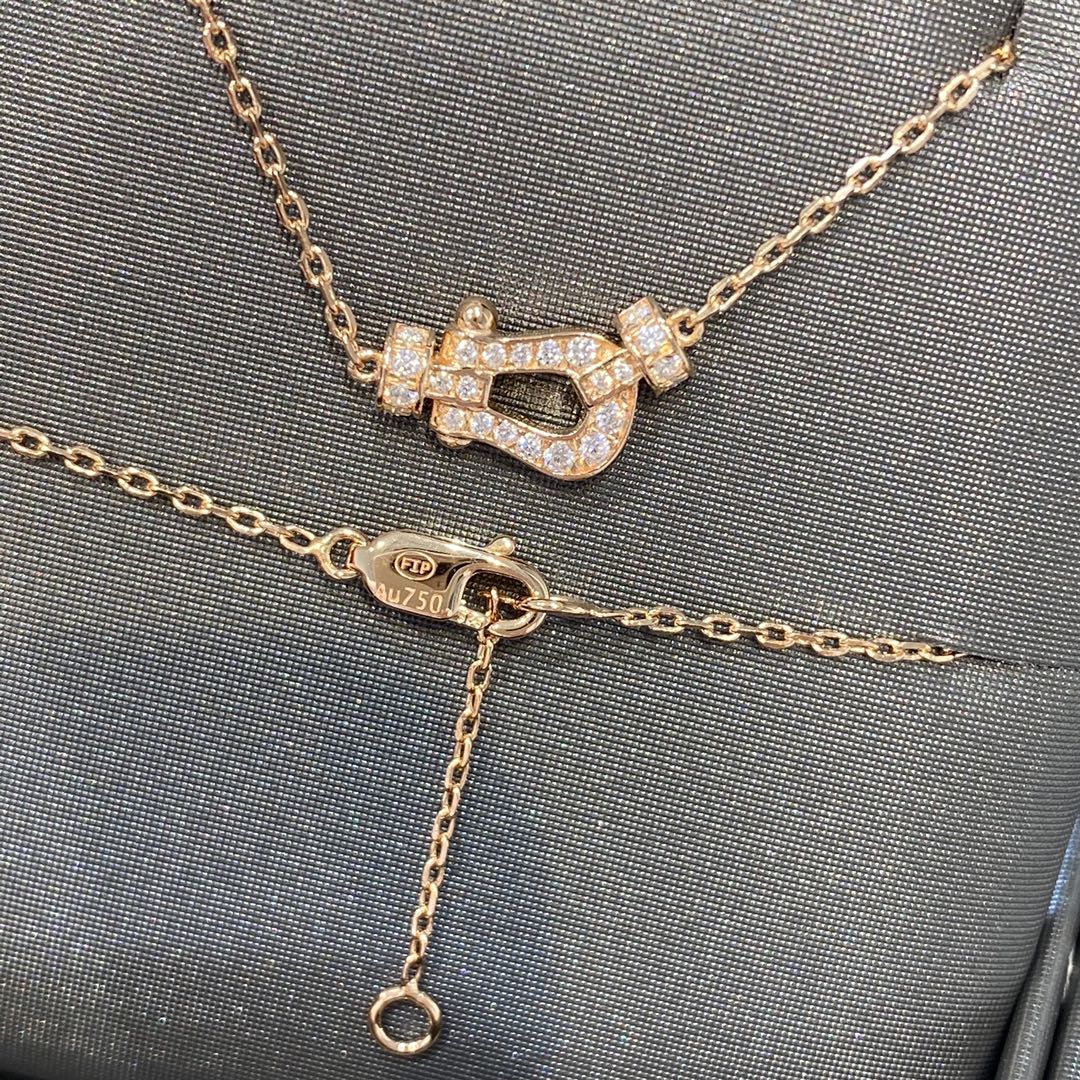[RAFFINE]FORCE 10 DIAMOND PINK GOLD NECKLACE MINI MODEL