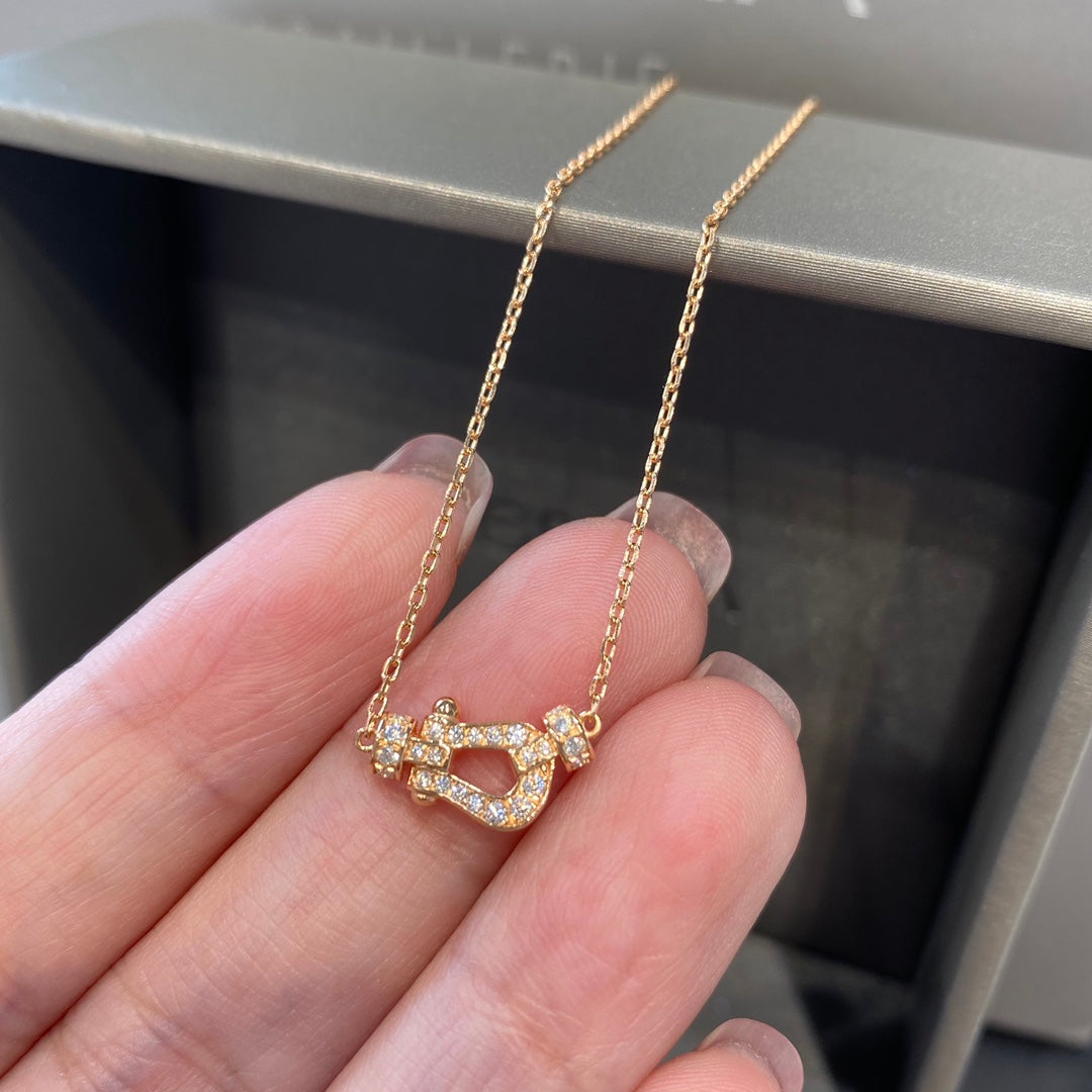 [RAFFINE]FORCE 10 DIAMOND PINK GOLD NECKLACE MINI MODEL
