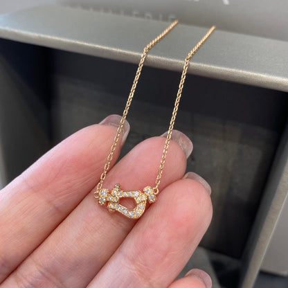 [RAFFINE]FORCE 10 DIAMOND PINK GOLD NECKLACE MINI MODEL