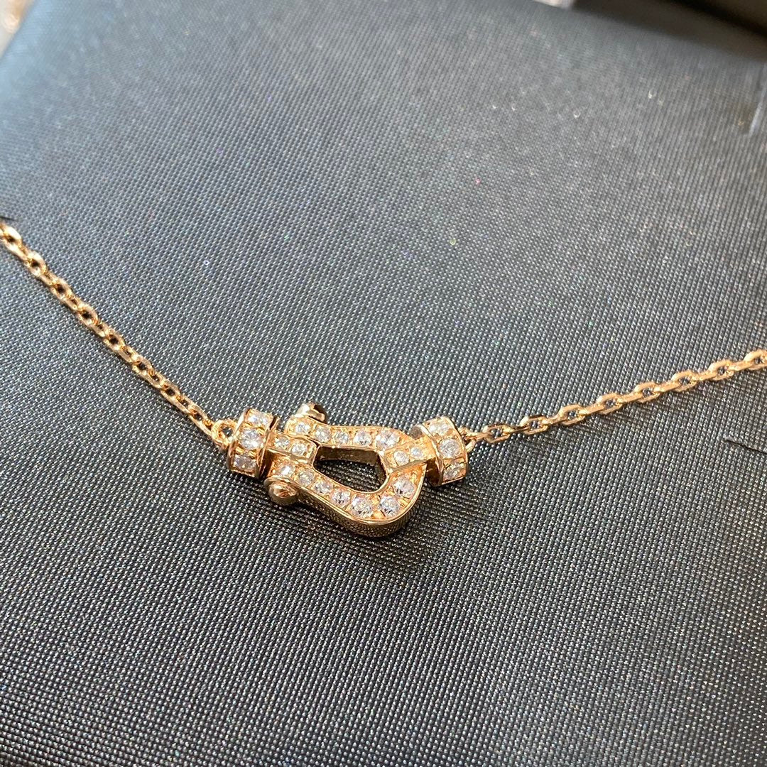 [RAFFINE]FORCE 10 DIAMOND PINK GOLD NECKLACE MINI MODEL