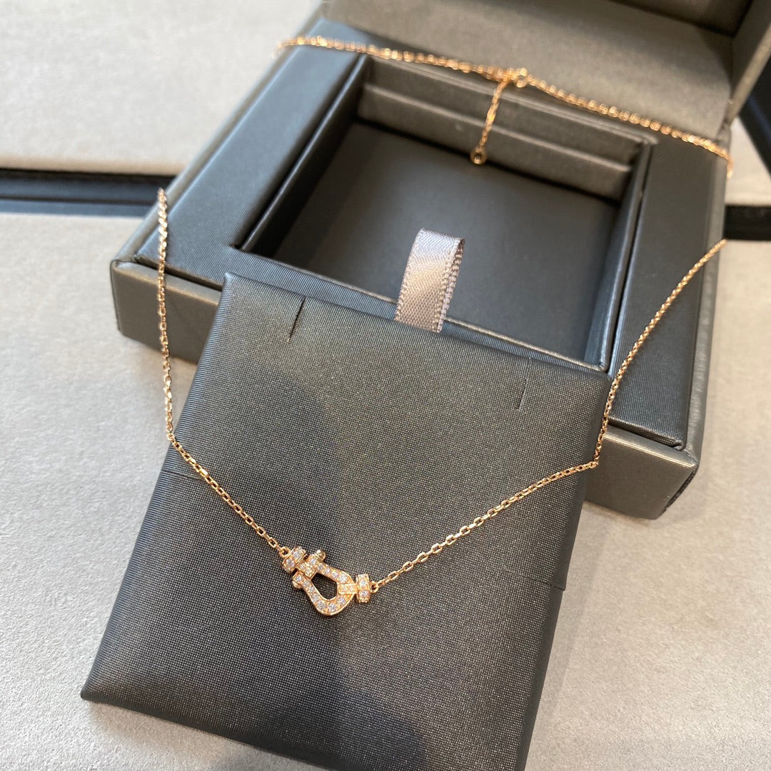 [RAFFINE]FORCE 10 DIAMOND PINK GOLD NECKLACE MINI MODEL