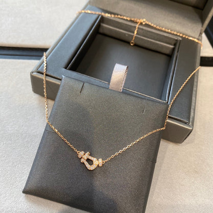 [RAFFINE]FORCE 10 DIAMOND PINK GOLD NECKLACE MINI MODEL