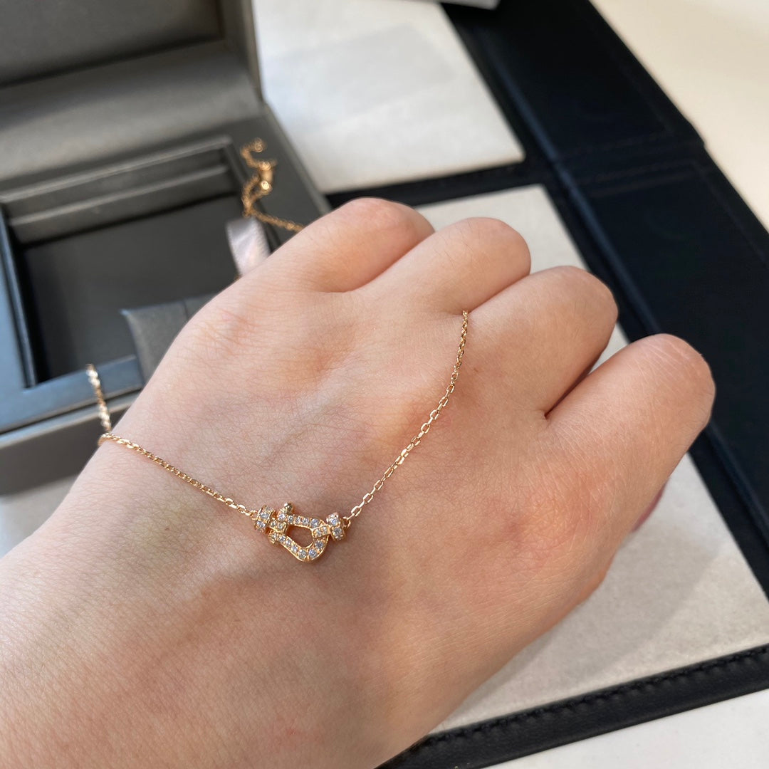 [RAFFINE]FORCE 10 DIAMOND PINK GOLD NECKLACE MINI MODEL