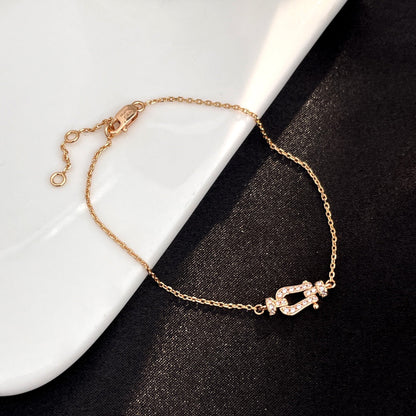[RAFFINE]FORCE 10 FULL DIAMOND BUCKLE CHAIN LINK MINI MODEL