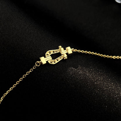 [RAFFINE]FORCE 10 FULL DIAMOND BUCKLE CHAIN LINK MINI MODEL