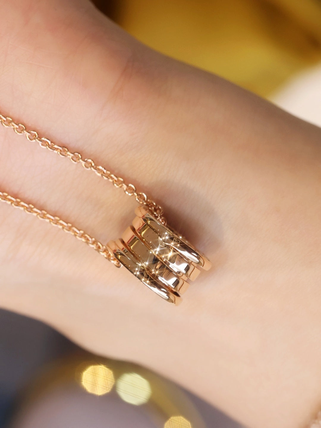 [RAFFINE]ZERO 1 COLLAR DE ORO ROSA