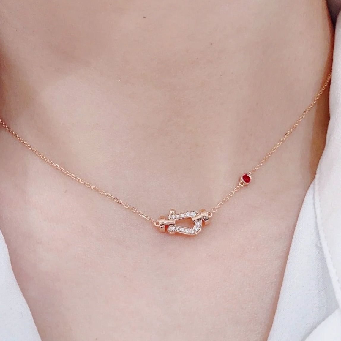 [RAFFINE]FORCE 10 DIAMOND PINK GOLD NECKLACE