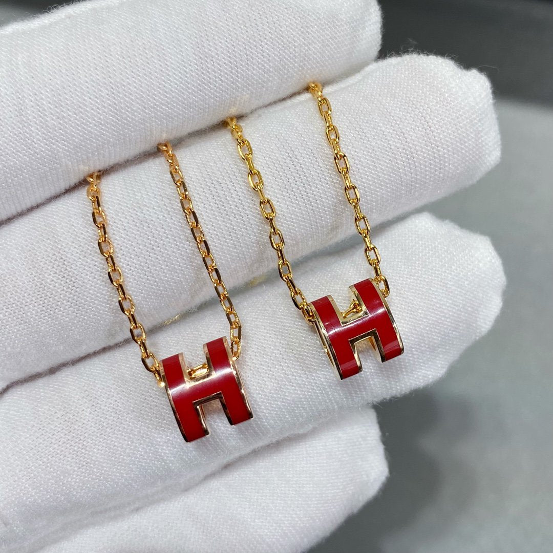 [RAFFINE]MINI POP H NECKLACE