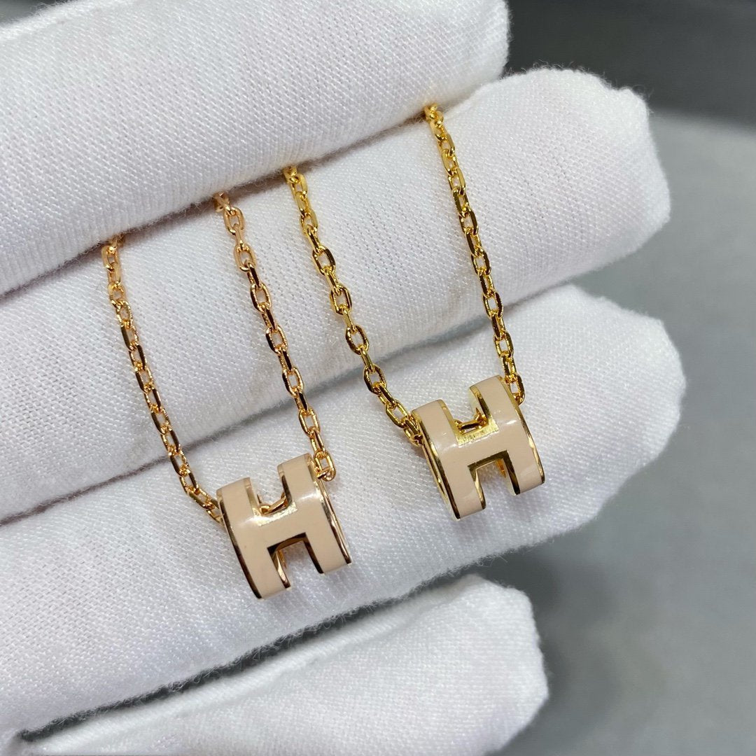 [RAFFINE]MINI POP H NECKLACE