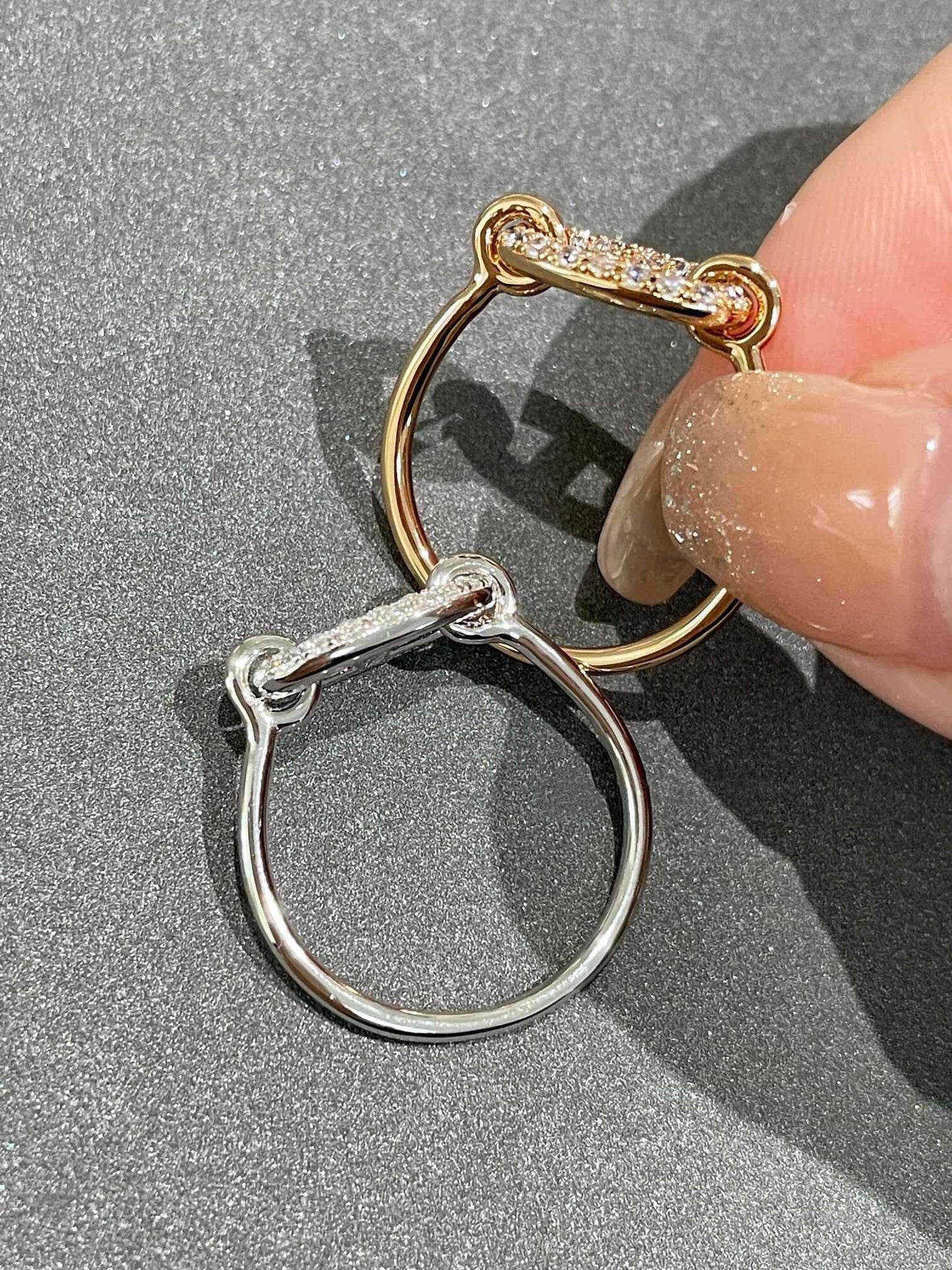 [RAFFINE]RONDE SMALL DIAMOND RING