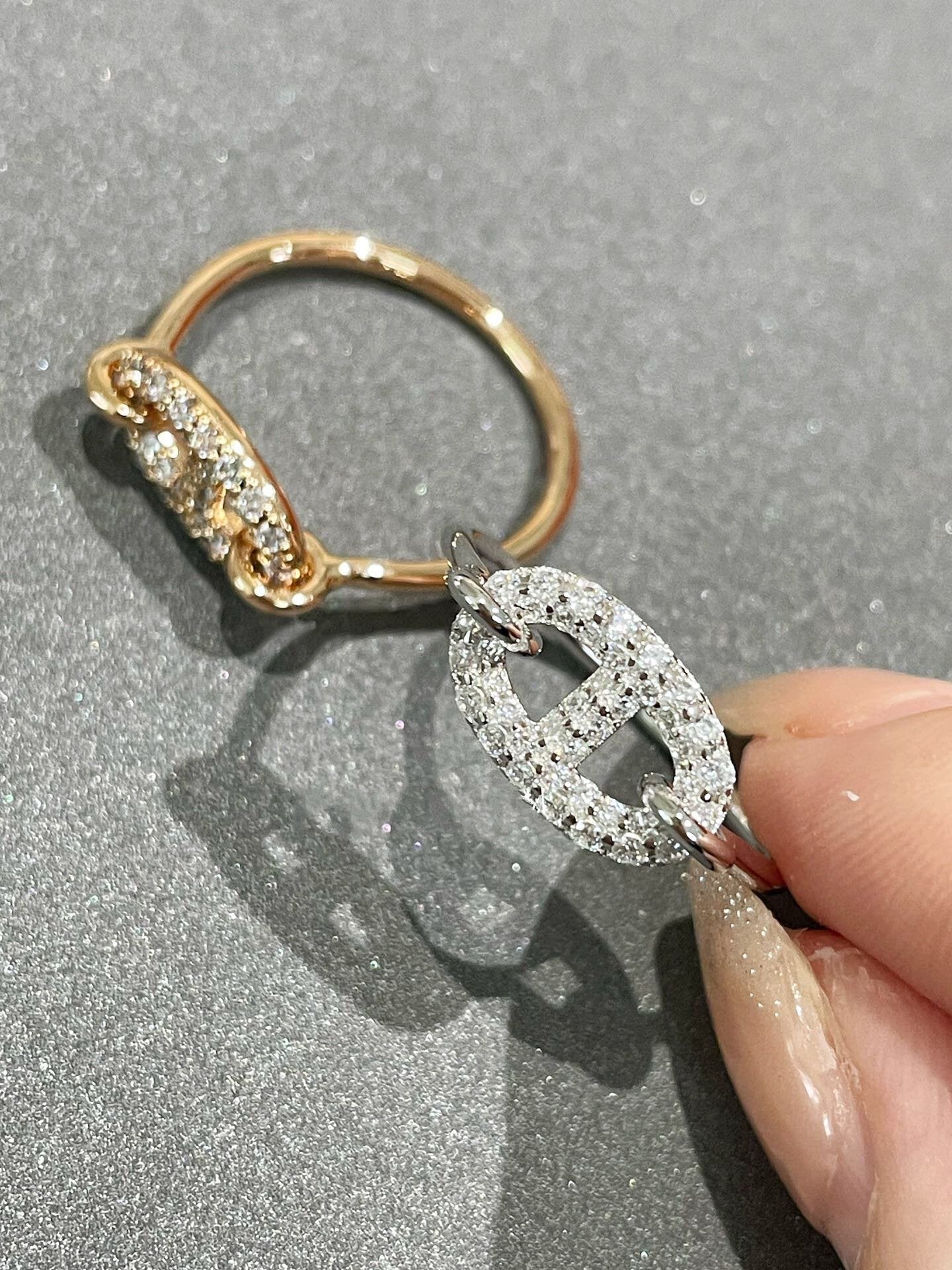 [RAFFINE]RONDE SMALL DIAMOND RING