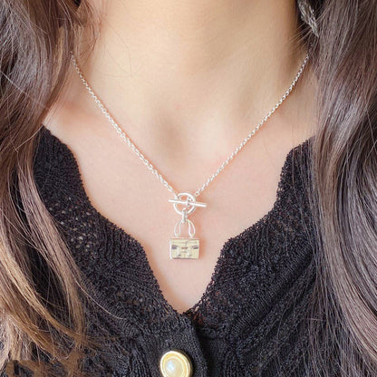 [RAFFINE]CONSTANCE PEDANT SILVER NECKLACE