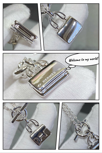 [RAFFINE]CONSTANCE PEDANT SILVER NECKLACE