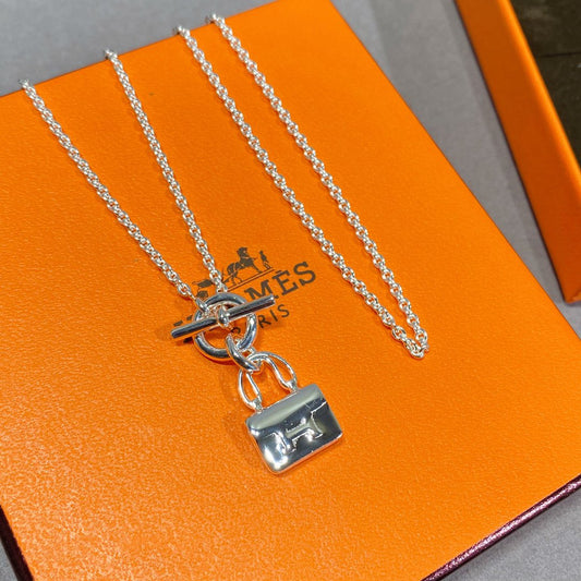[RAFFINE]CONSTANCE PEDANT SILVER NECKLACE