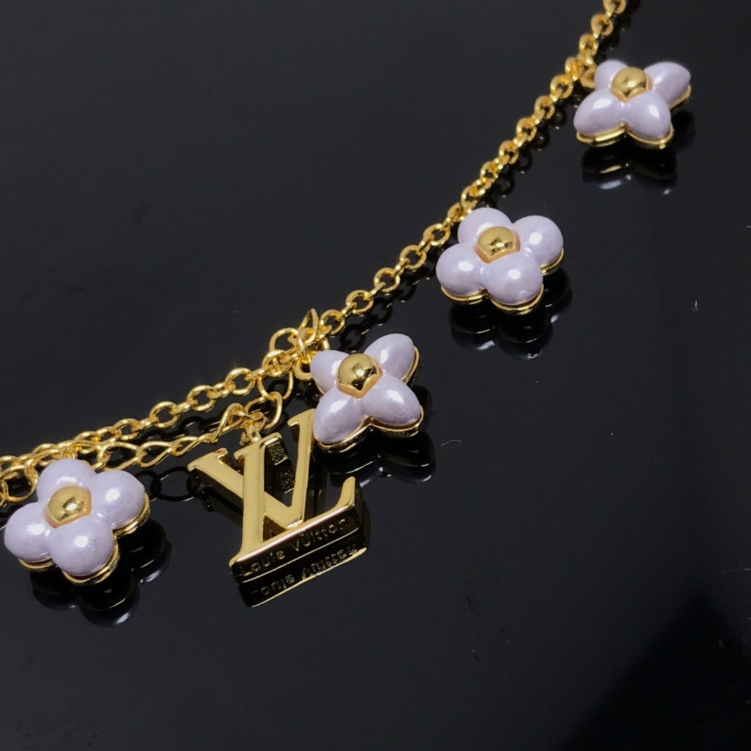 [RAFFINE]LOGO 6 MOTIF STAR AND SUN GOLD BRACELET