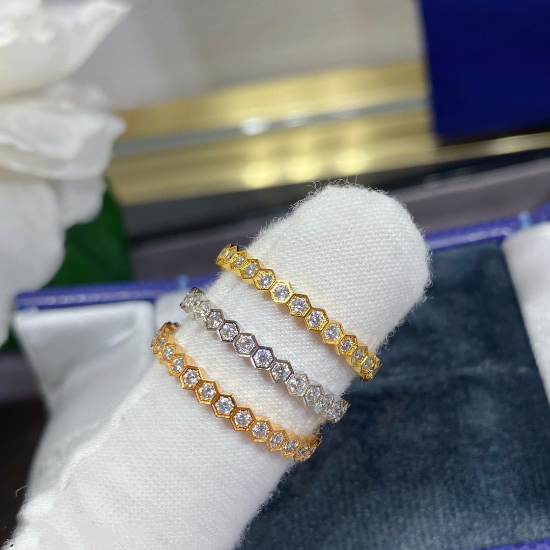 [RAFFINE]BEE LOVE DIAMOND PAVED SMALL RING