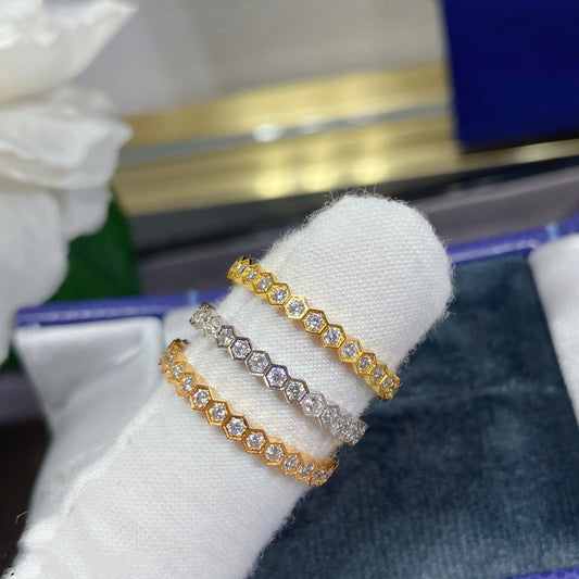 [RAFFINE]BEE LOVE DIAMOND PAVED SMALL RING