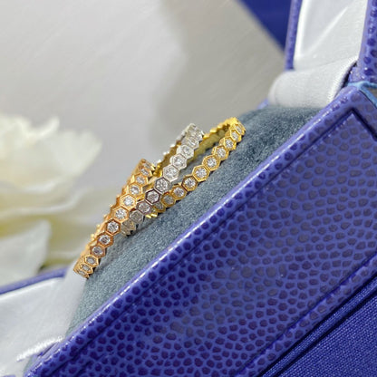 [RAFFINE]BEE LOVE DIAMOND PAVED SMALL RING
