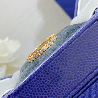 [RAFFINE]BEE LOVE DIAMOND PAVED SMALL RING