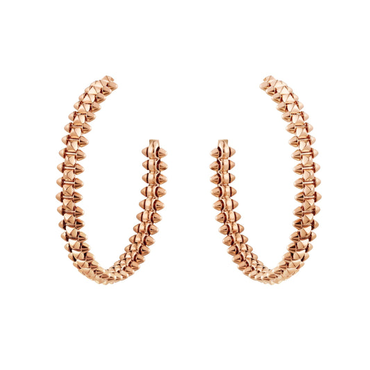 [RAFFINE] PENDIENTES DE ARO GRANDES CLASH