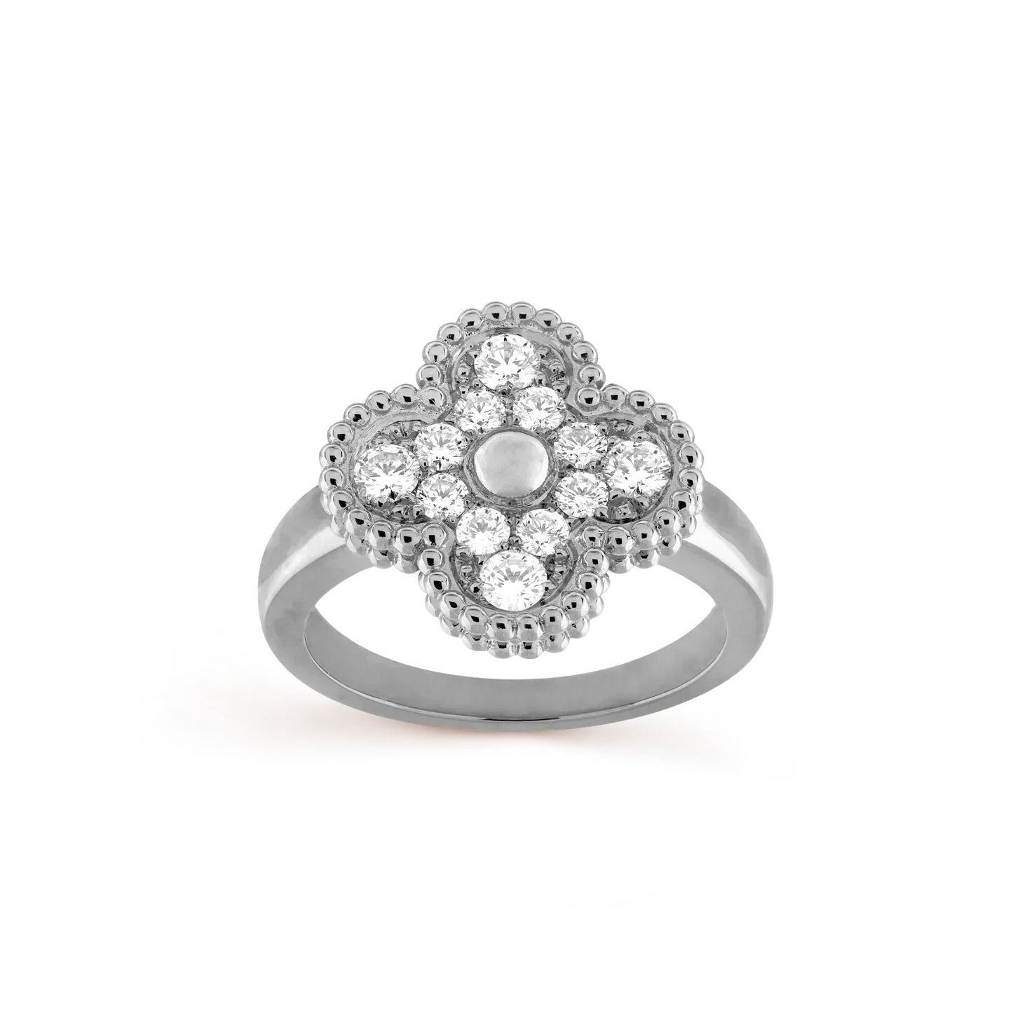 [RAFFINE]CLOVER DIAMOND RING