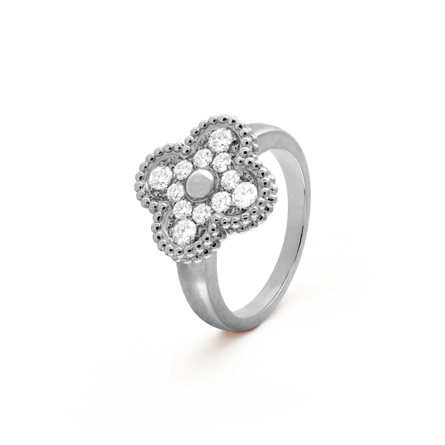 [RAFFINE]CLOVER DIAMOND RING