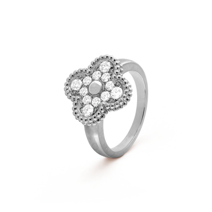 [RAFFINE]CLOVER DIAMOND RING