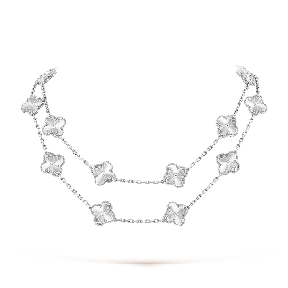 [RAFFINE]CLOVER 20 MOTIFS  LASER SILVER