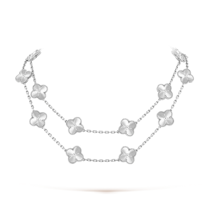 [RAFFINE]CLOVER 20 MOTIFS  LASER SILVER