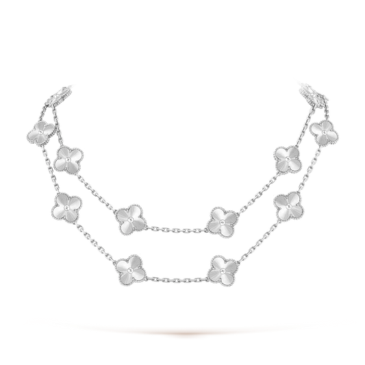 [RAFFINE]CLOVER 20 MOTIFS  LASER SILVER
