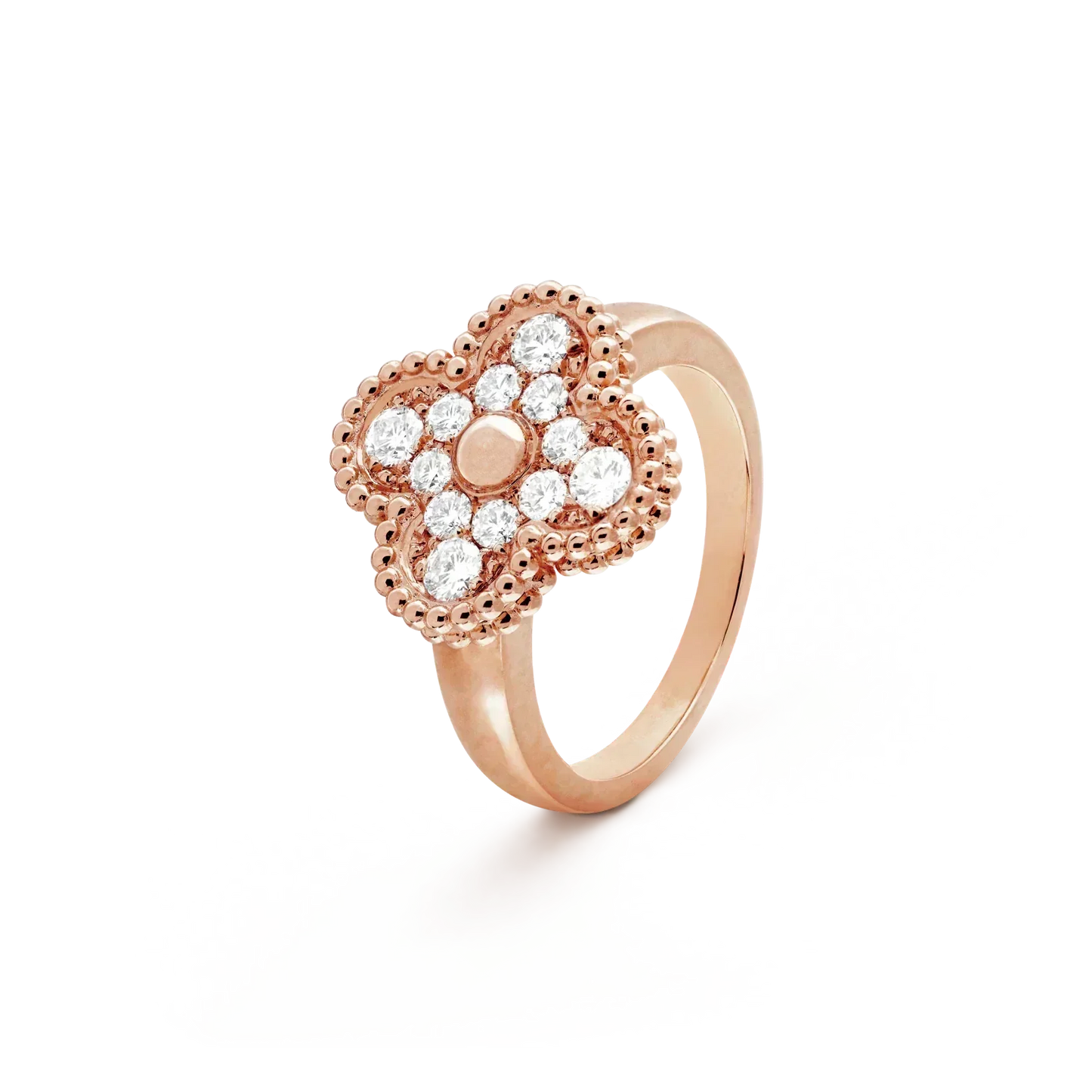 [RAFFINE]CLOVER DIAMOND RING