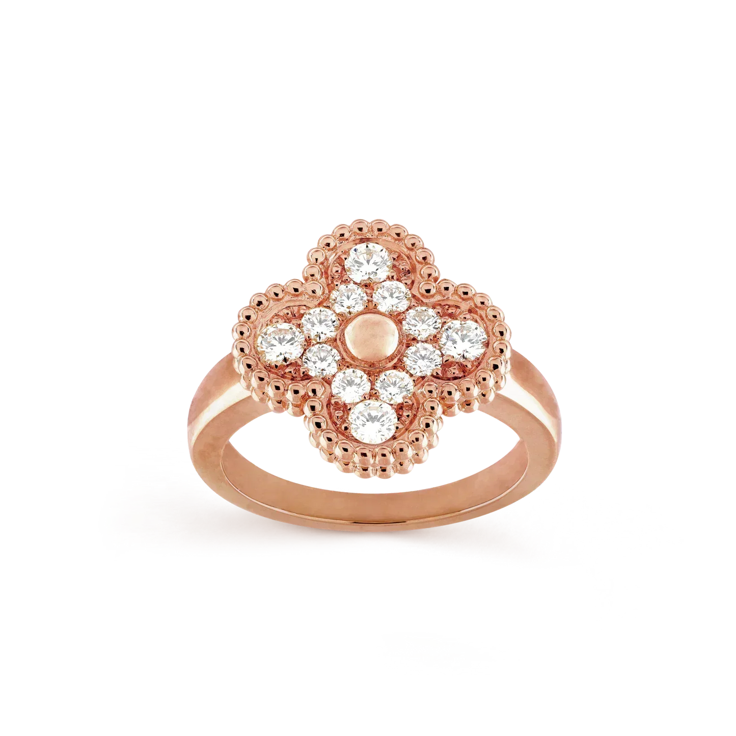 [RAFFINE]CLOVER DIAMOND RING