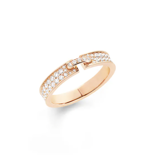 [RAFFINE]ALLIANCE LIENS VIDENCE PAVED DIAMOND 4MM RING