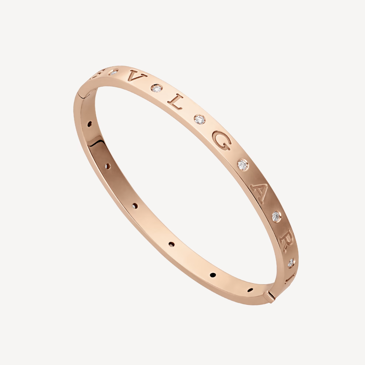 [RAFFINE]ZERO 1 PINK GOLD 12 DIAMONDS BRACELET