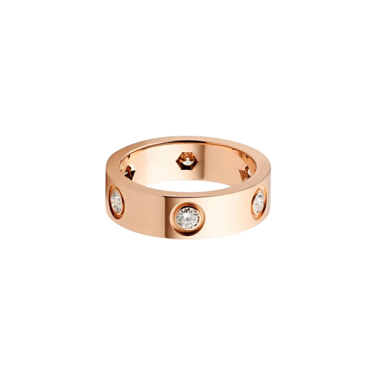 [Raffine]LOVE 5.5MM 6 DIAMOND RING