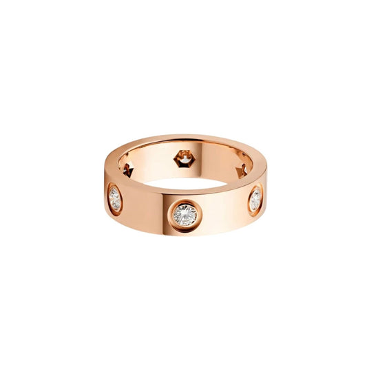 [Raffine]LOVE 5.5MM 6 DIAMOND RING